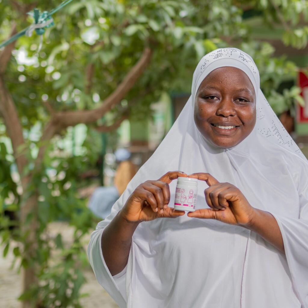 Image of Care and connection through MMS in Nigeria. 