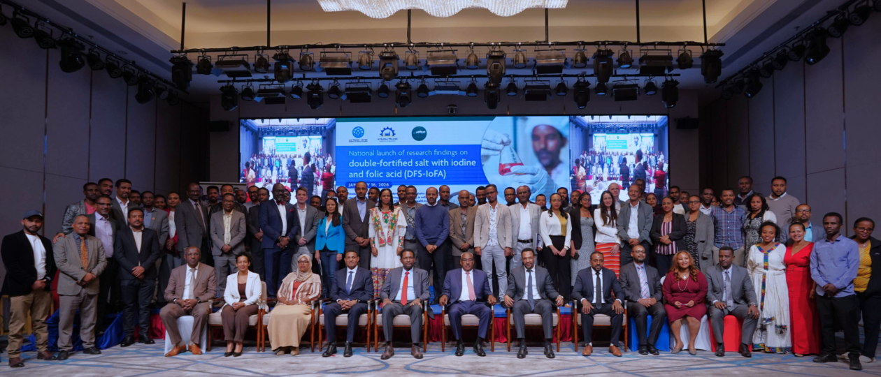 Government of Ethiopia, Nutrition International and partners introduce double-fortified salt to reduce neural tube defects in Ethiopia