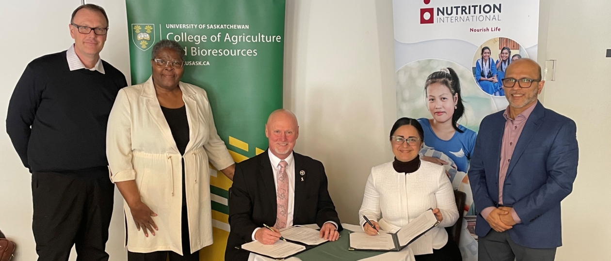 Nutrition International and the University of Saskatchewan partner to advance fortified lentils for global health and nutrition